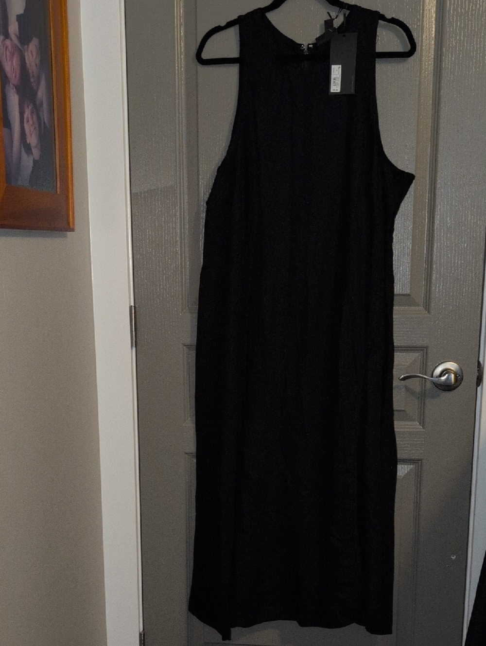 Sleeveless Black Maxi Dress — Timeless Evening Slip